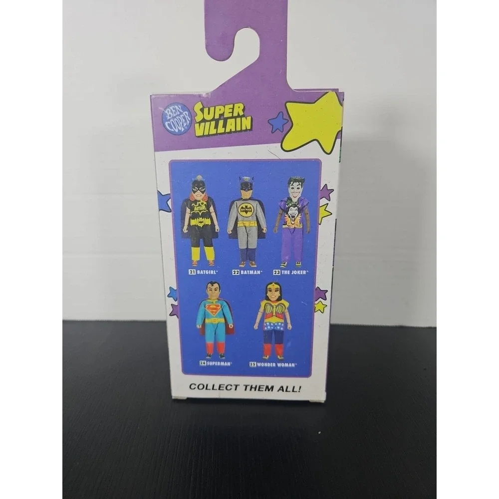 Ben Cooper Super Villain Figure Joker With Costume, Mask, & Bag. 5.5